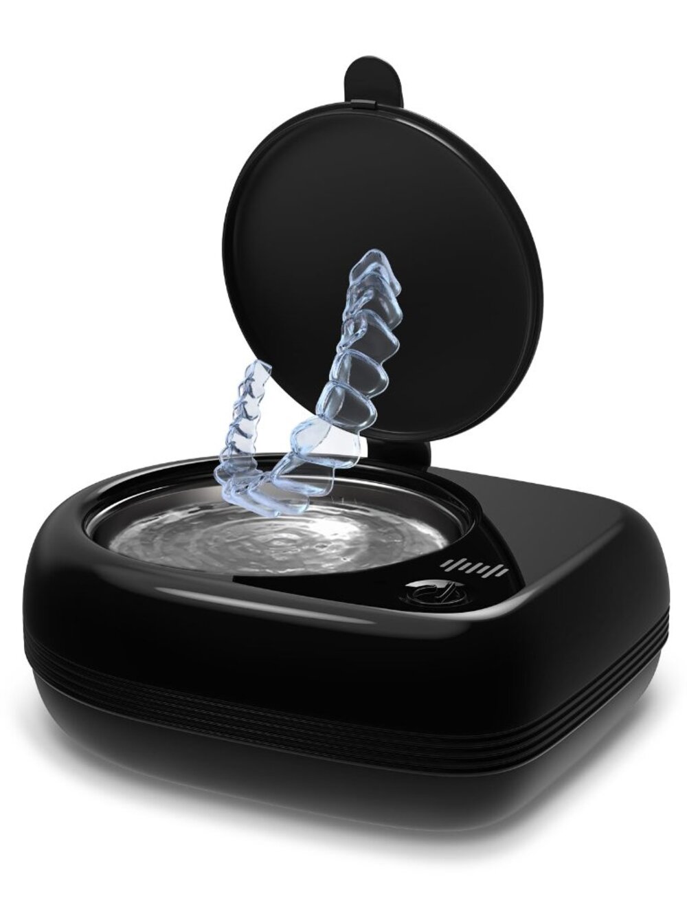 Cordless Ultrasonic Retainer Cleaner Machine for Aligners Night Guards Portable